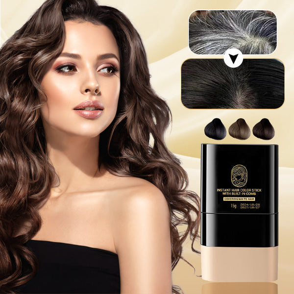 🎉Achetez-en 2, obtenez-en 1 gratuit🎉Bâton de coloration capillaire instantanée avec peigne intégré